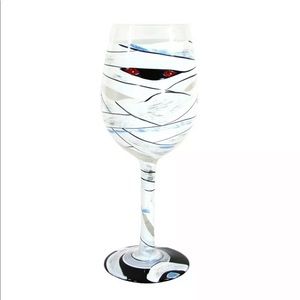 Lolita MUMMY 15oz Wine Glass Halloween Hand Painted
